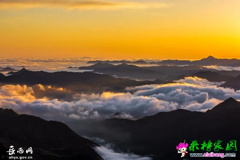 牛草山冬季日出云海大片